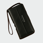Cartera de cuero atemporal