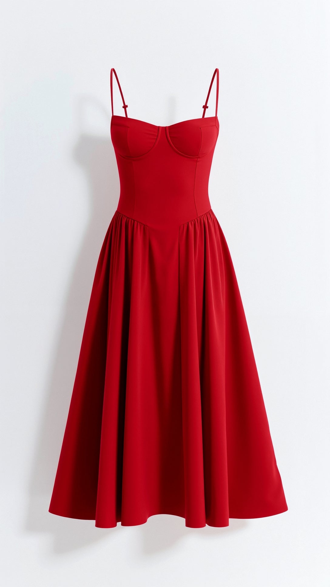 Odete - Vestido midi con corsé estructurado
