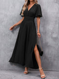 Eterna - Vestido Maxi Elegante Negro