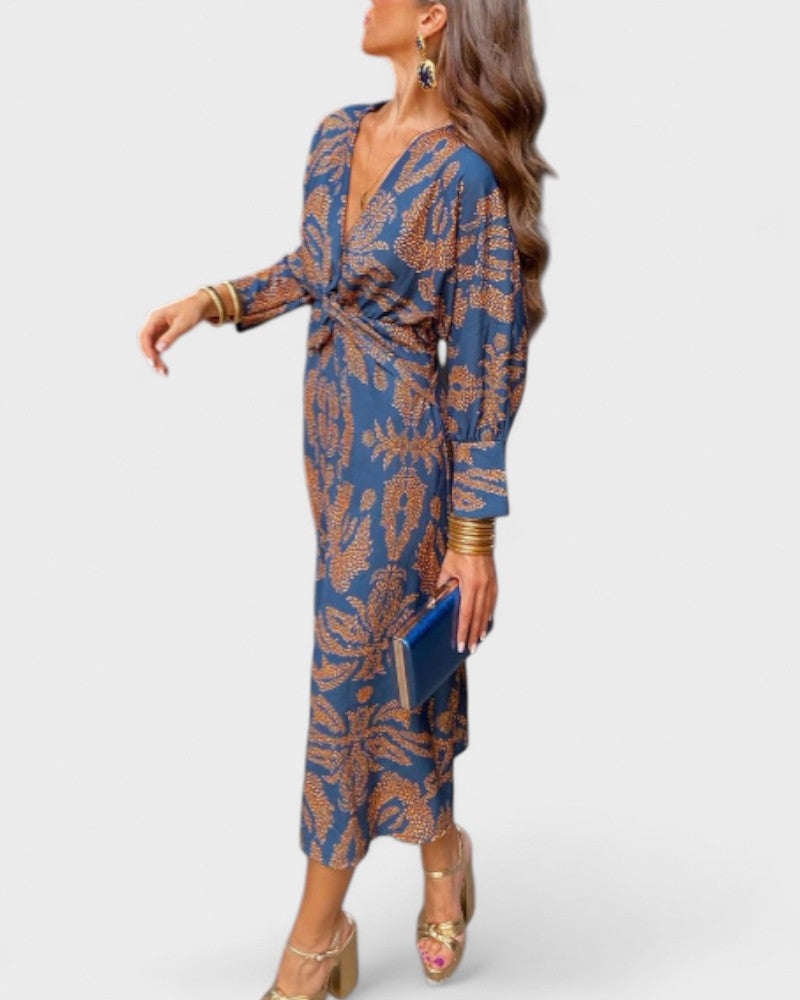 Sabrina - Vestido midi sofisticado