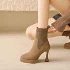 Eugénia - Botas con plataforma, Confort y Elegancia Femenina