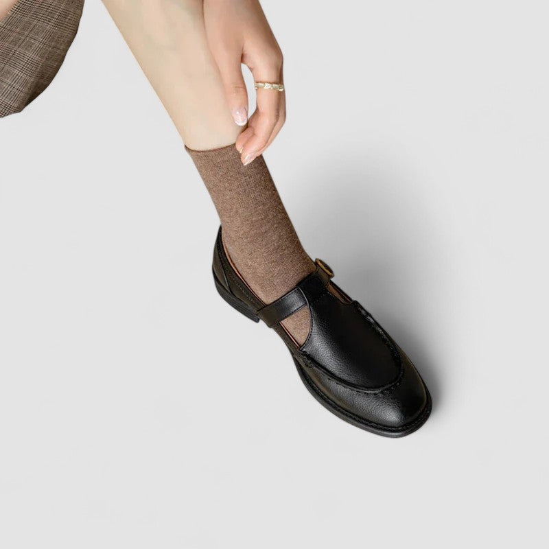 Ariana - Zapatos Ortopédicos Mary Jane de Punta Cuadrada