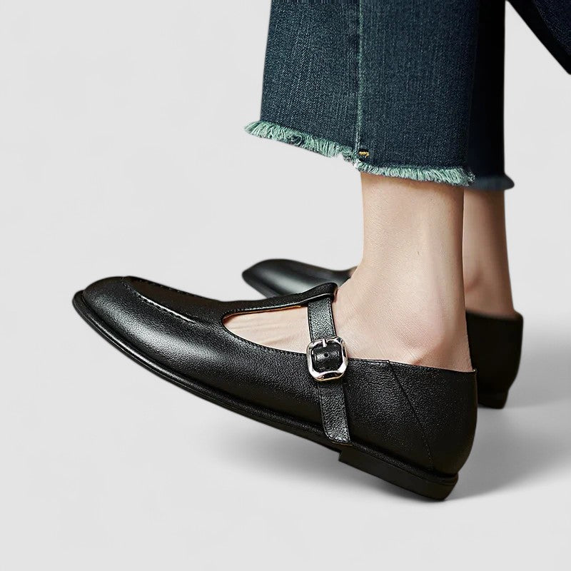 Camila - Zapatos Ortopédicos Mary Jane Con Tacón Bajo
