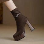 Janete - Botas de plataforma de lujo con comodidad y estilo en cada paso
