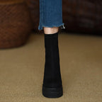 Olga - Botas con estilo moderno y la comodidad del ante