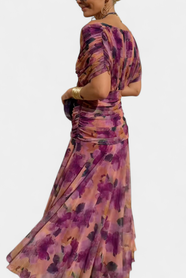 Luana - Vestido elegante con escote en V