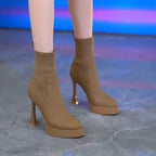 Eugénia - Botas con plataforma, Confort y Elegancia Femenina