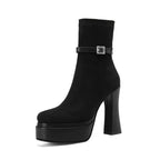 Janete - Botas de plataforma de lujo con comodidad y estilo en cada paso