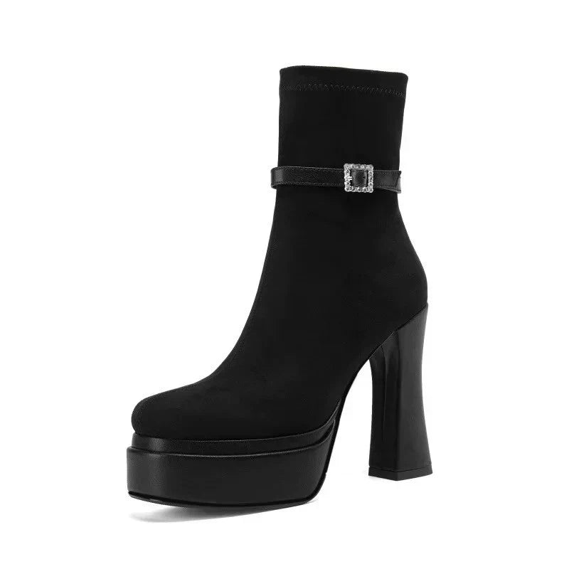 Janete - Botas de plataforma de lujo con comodidad y estilo en cada paso