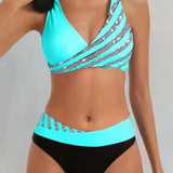 Mona - Bikini con Estampado en Tonos Cálidos