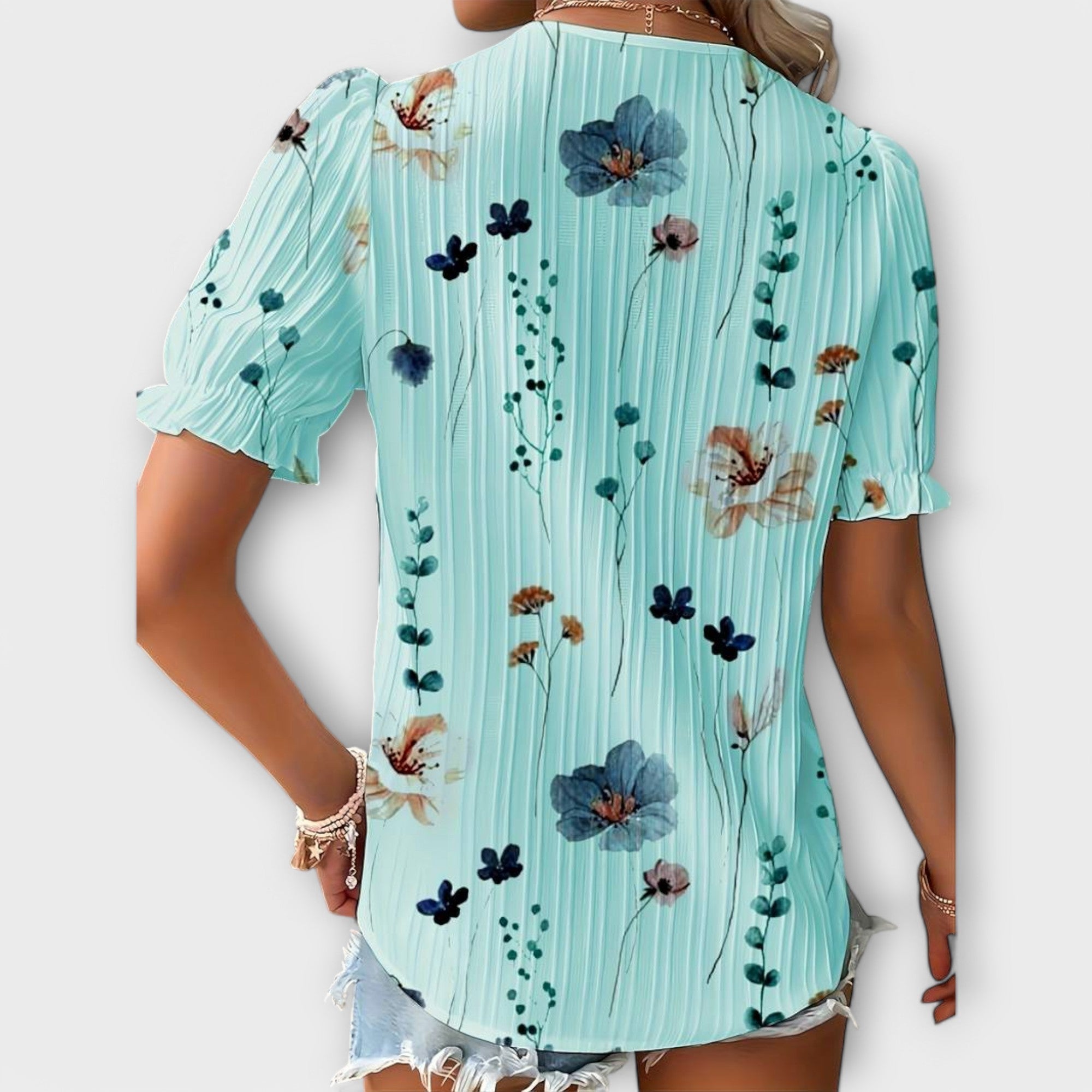 Emília - Blusa con escote en V
