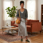 Matilde - Conjunto Vestido y Camiseta de Punto