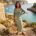 Matilde - Conjunto Vestido y Camiseta de Punto