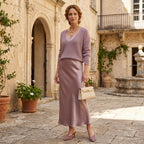 Matilde - Conjunto Vestido y Camiseta de Punto