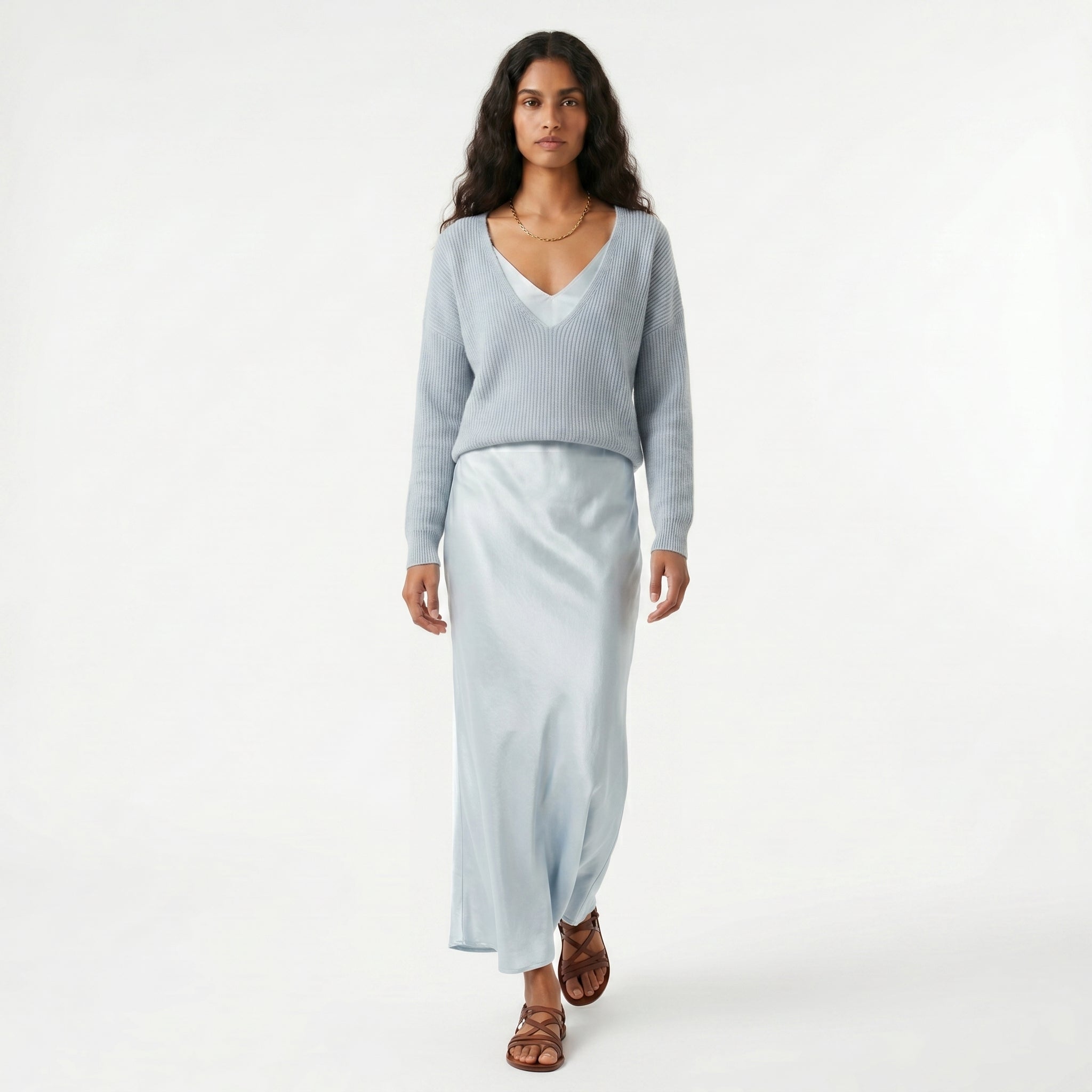 Matilde - Conjunto Vestido y Camiseta de Punto