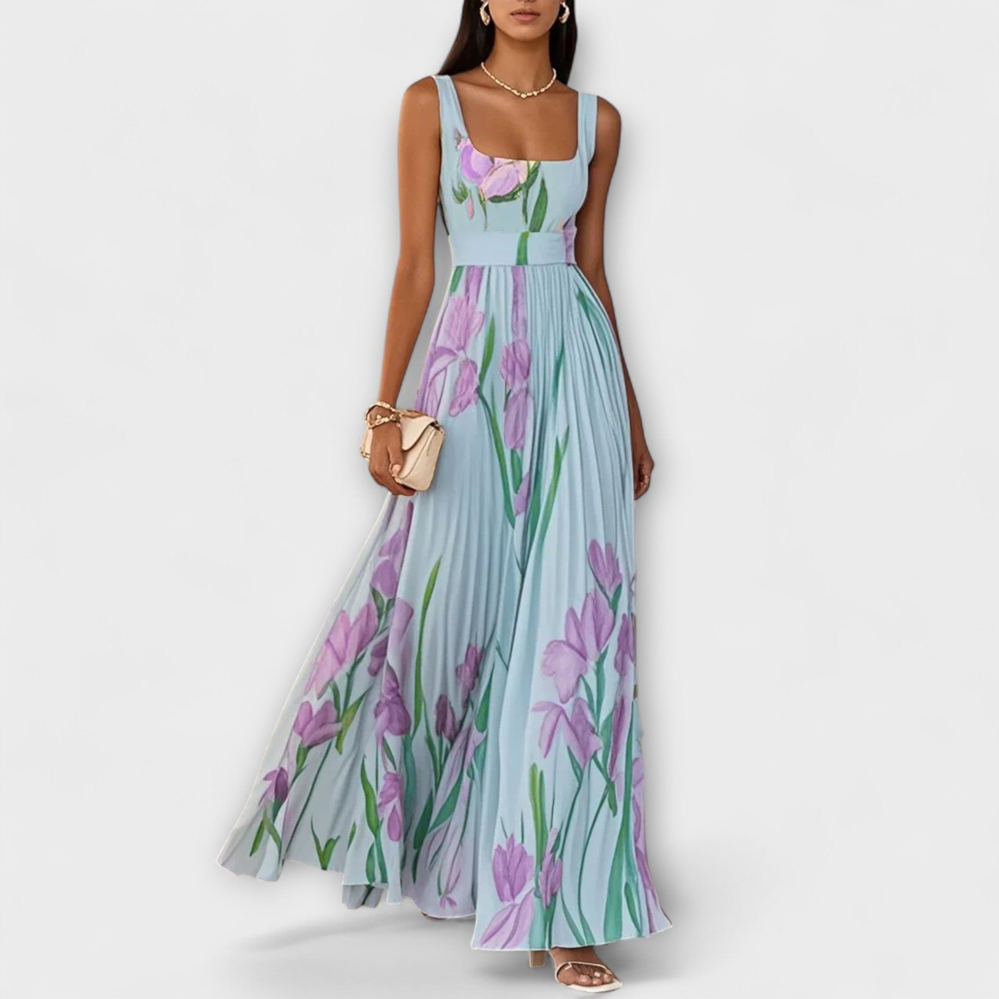 Penélope - Vestido Maxi de Chifón