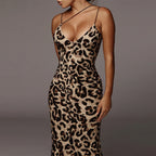 Leopardo - Vestido Ajustado Sexy