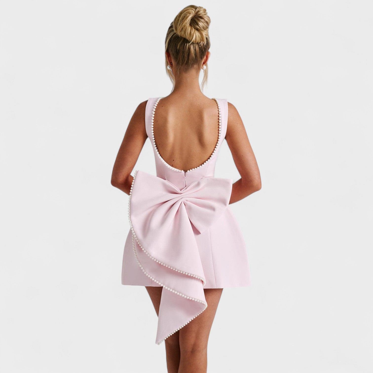 Catarina - Mini vestido con perlas