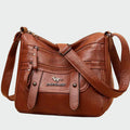 Elegante bolsa de cuero