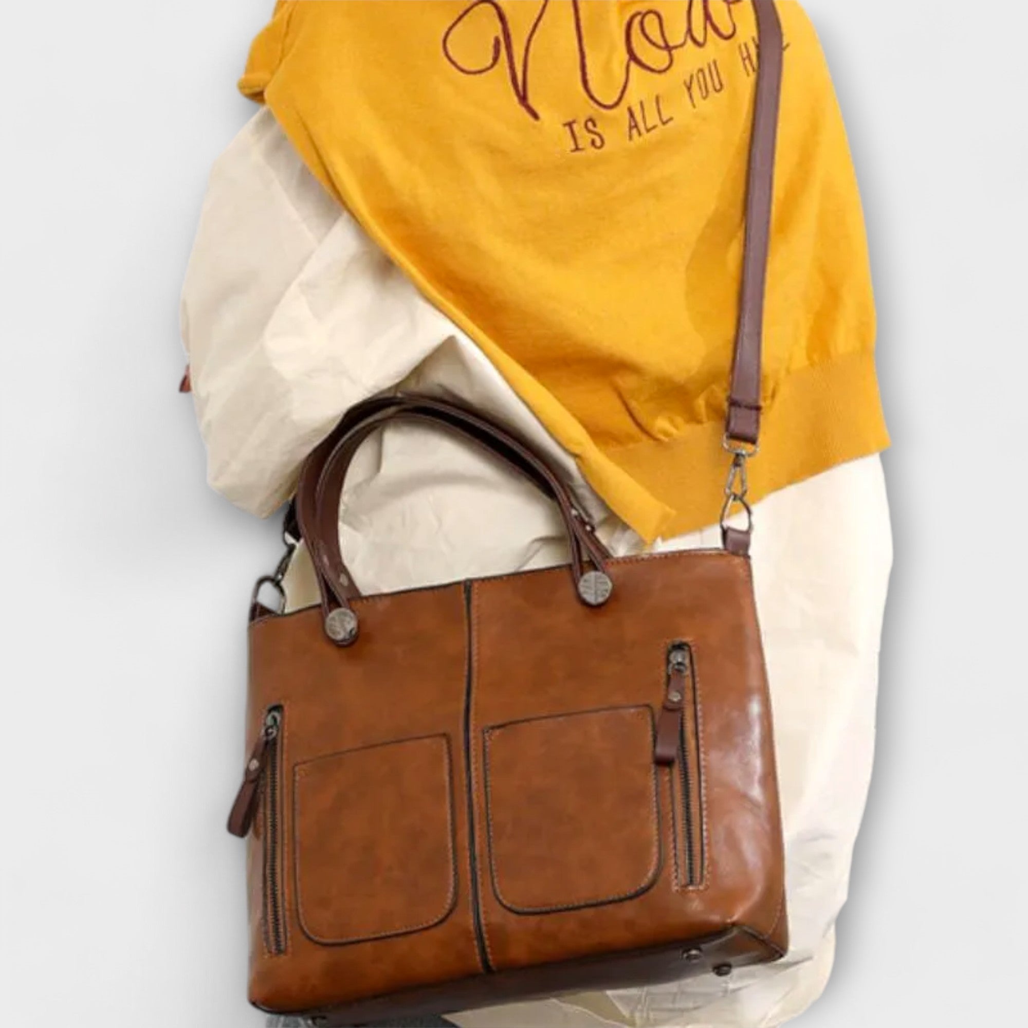 Leiria - Bolsa de cuero elegante