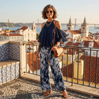 Francisca - Conjunto Halter y Pantalones Fluidos