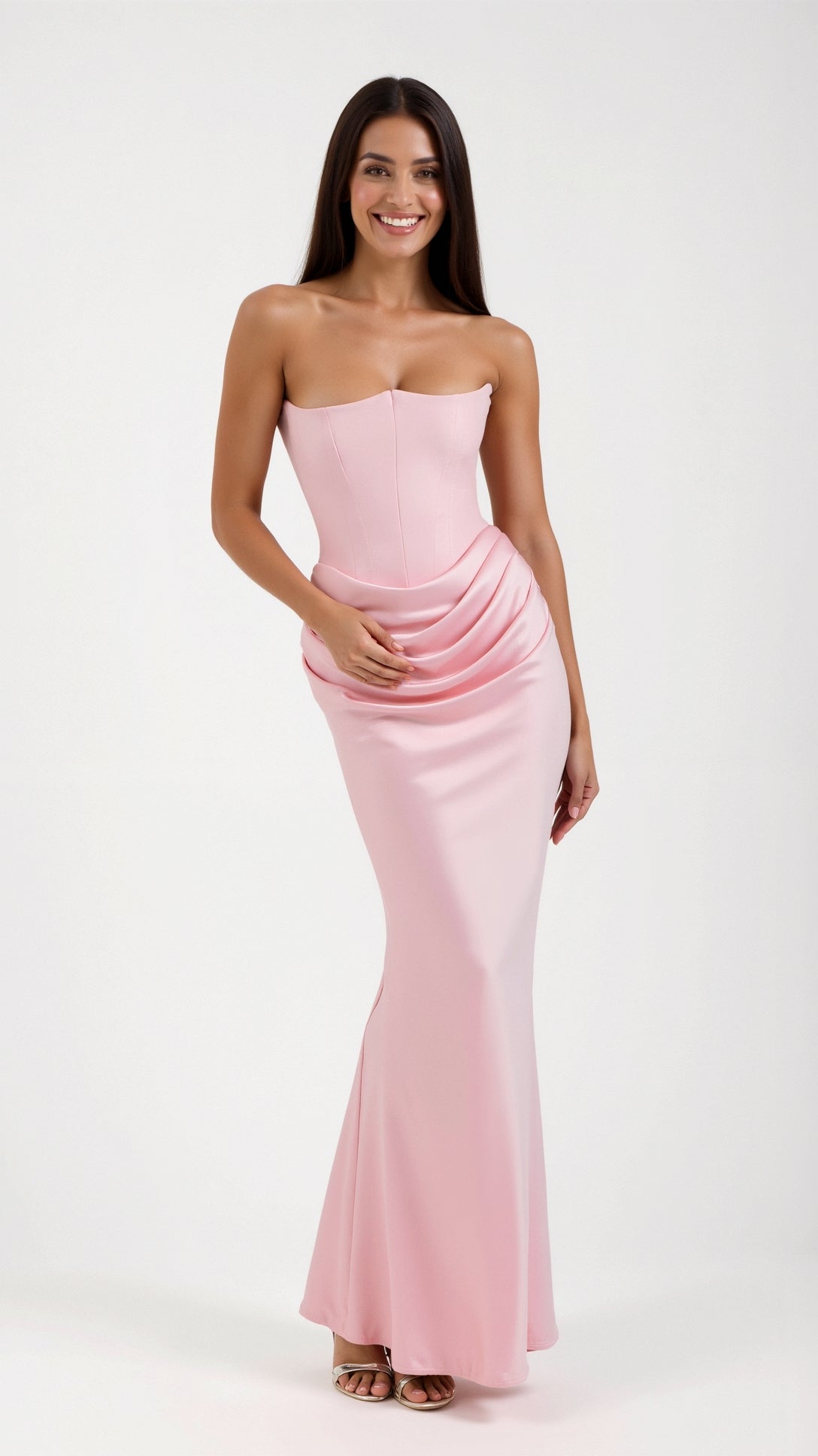 Esmeralda - Vestido largo con corsé