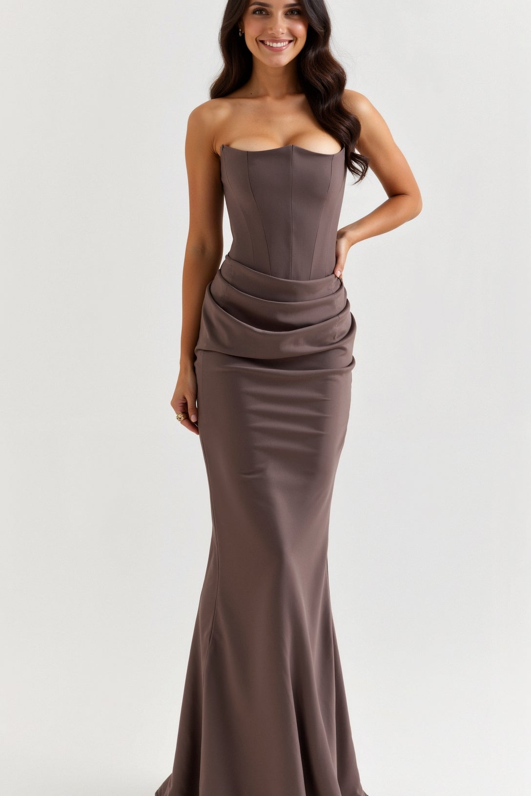Esmeralda - Vestido largo con corsé