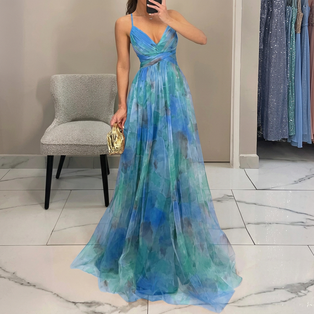 Margarida - Vestido Maxi con Estampado Floral