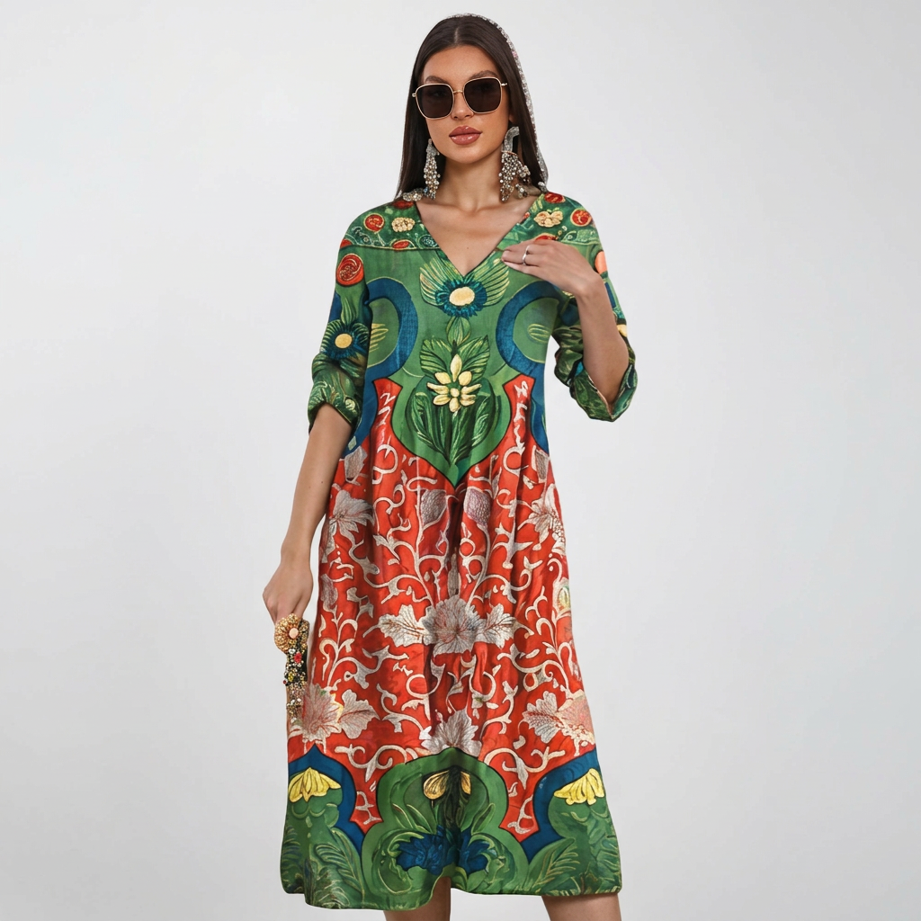Vintessa - Vestido Vintage Romántico