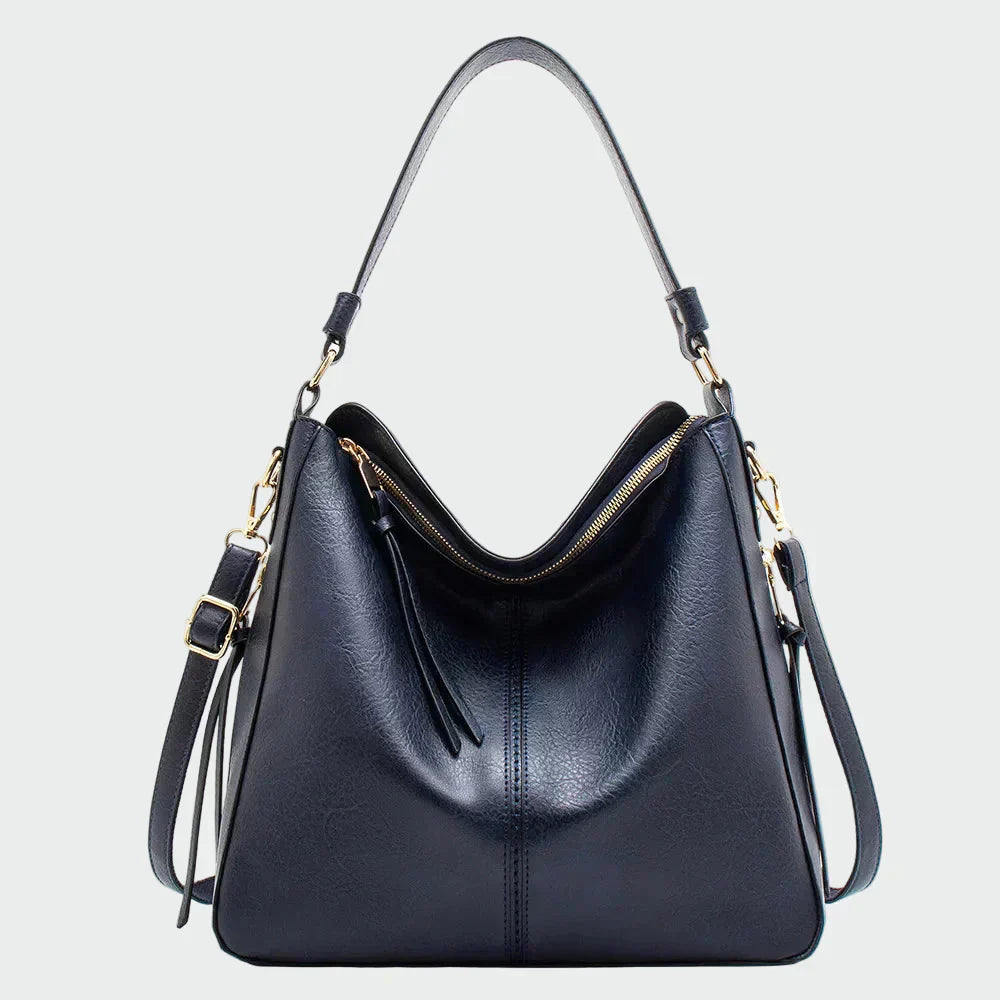 Bolso hobo de cuero clásico