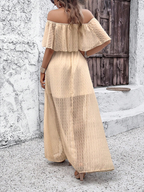 Beatriz - Vestido maxi con hombros al descubierto