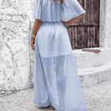 Beatriz - Vestido maxi con hombros al descubierto