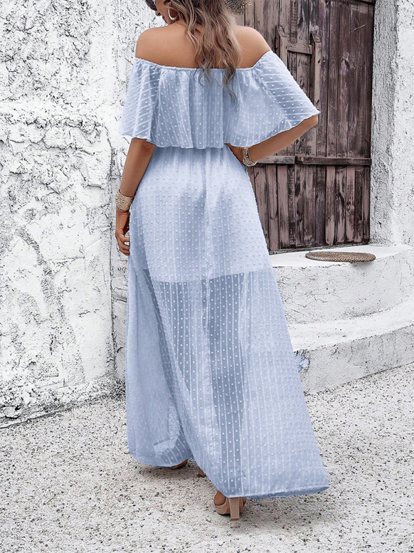 Beatriz - Vestido maxi con hombros al descubierto