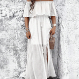 Beatriz - Vestido maxi con hombros al descubierto