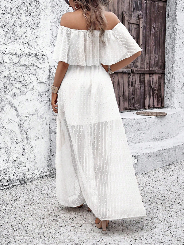Beatriz - Vestido maxi con hombros al descubierto