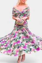 Luana - Vestido elegante con escote en V