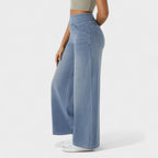 Irene - Pantalones de mezclilla de corte ancho