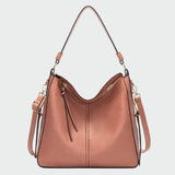 Bolso hobo de cuero clásico