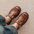 Vela - Zapatos Mary Janes Premium de Cuero