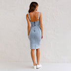 Mona - Vestido de mezclilla moderno