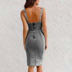 Mona - Vestido de mezclilla moderno