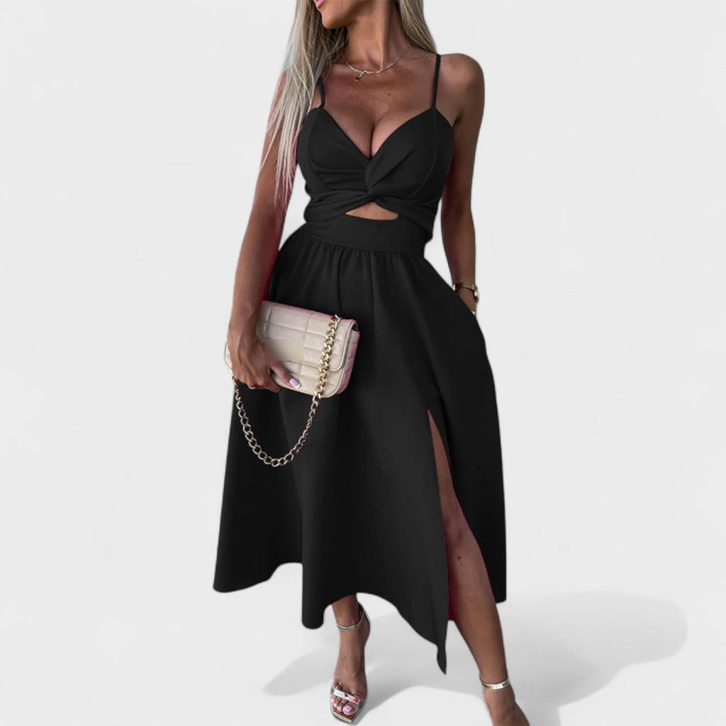 Cielo - Vestido Midi con Abertura