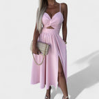 Cielo - Vestido Midi con Abertura