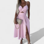 Cielo - Vestido Midi con Abertura