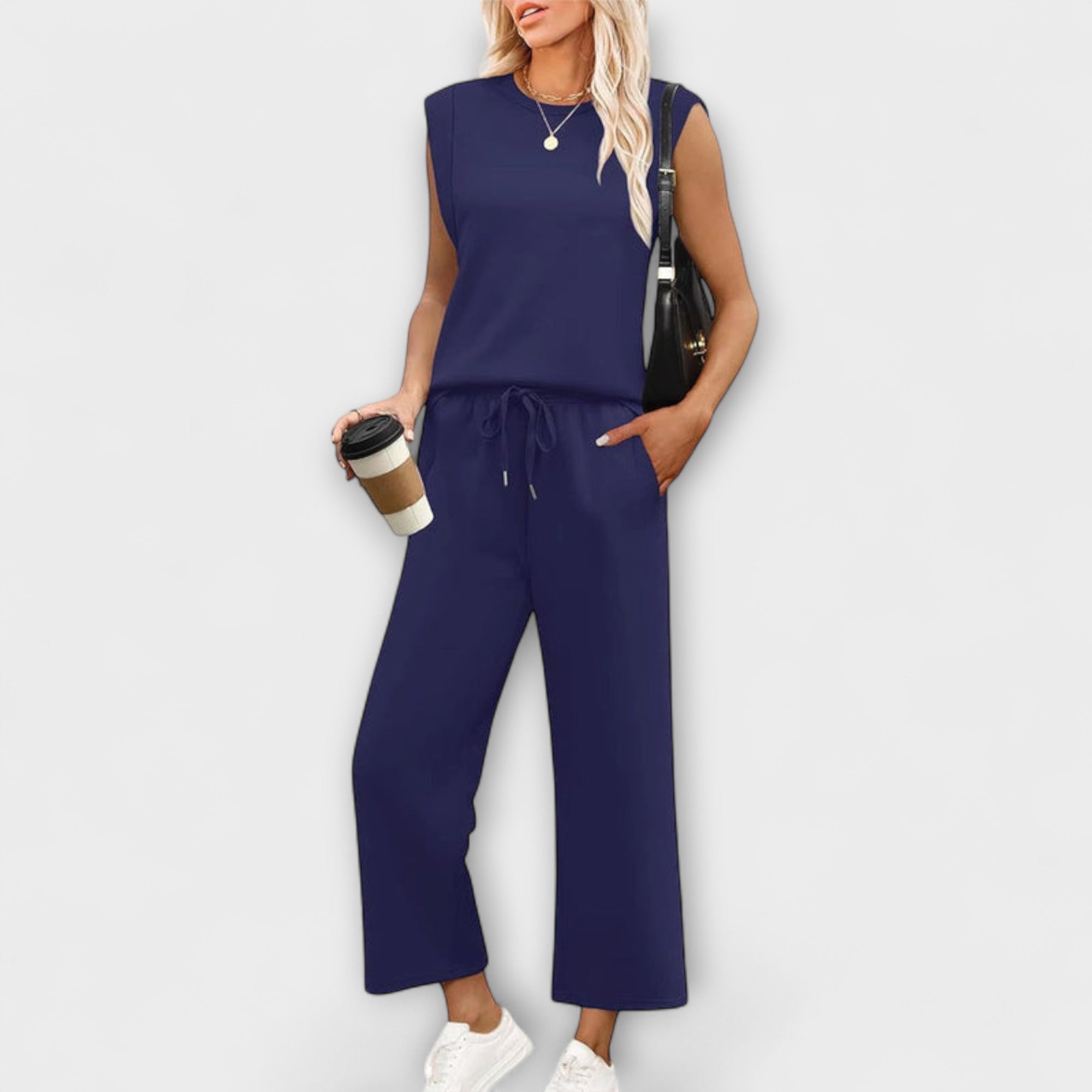 Lourdes - Conjunto femenino de dos piezas