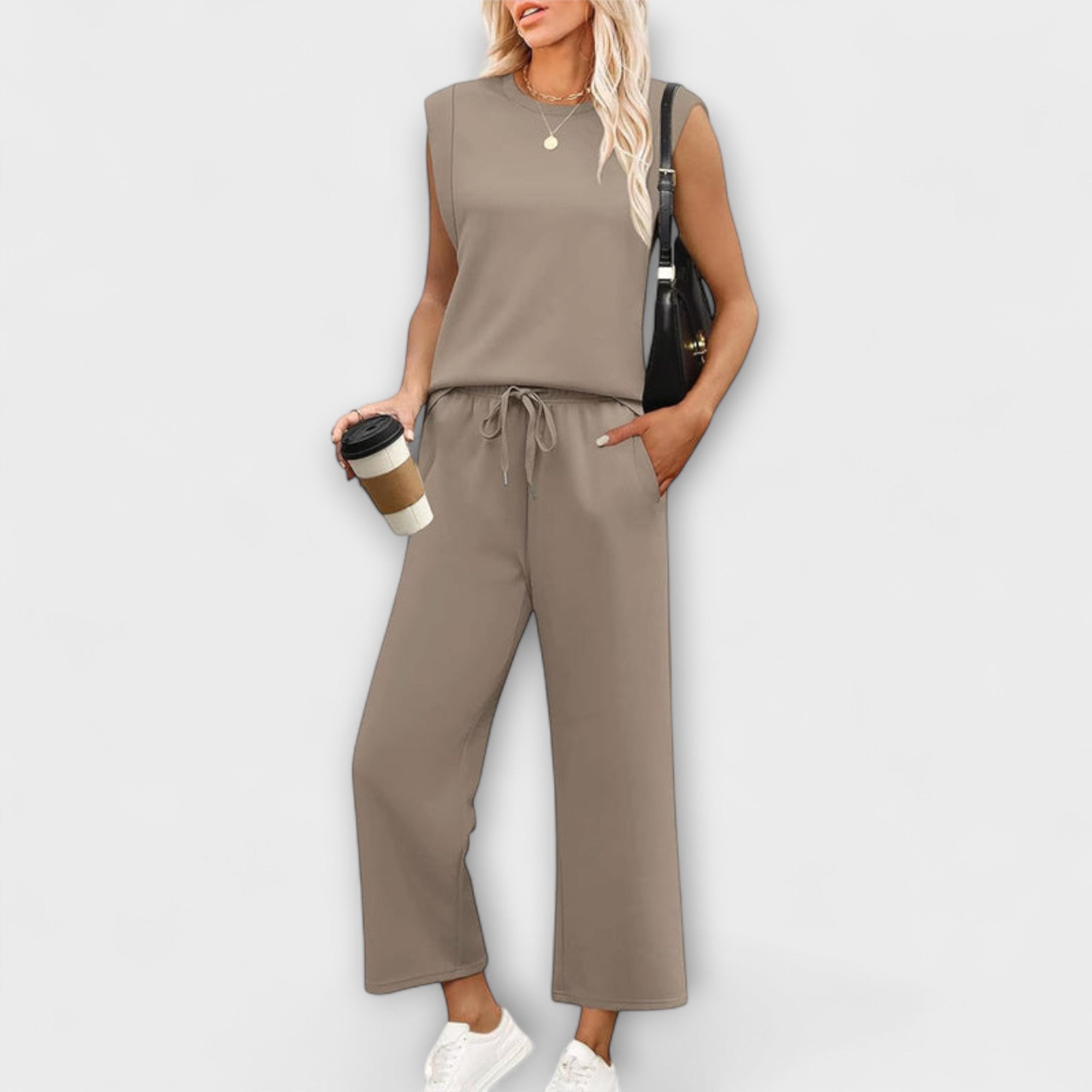 Lourdes - Conjunto femenino de dos piezas