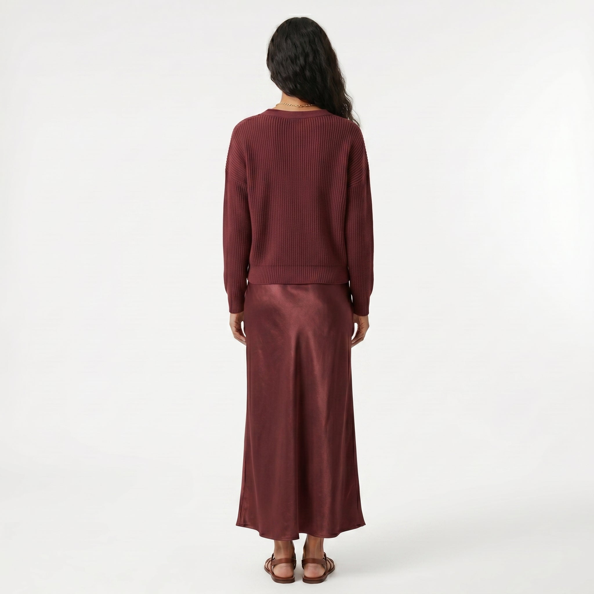 Matilde - Conjunto Vestido y Camiseta de Punto