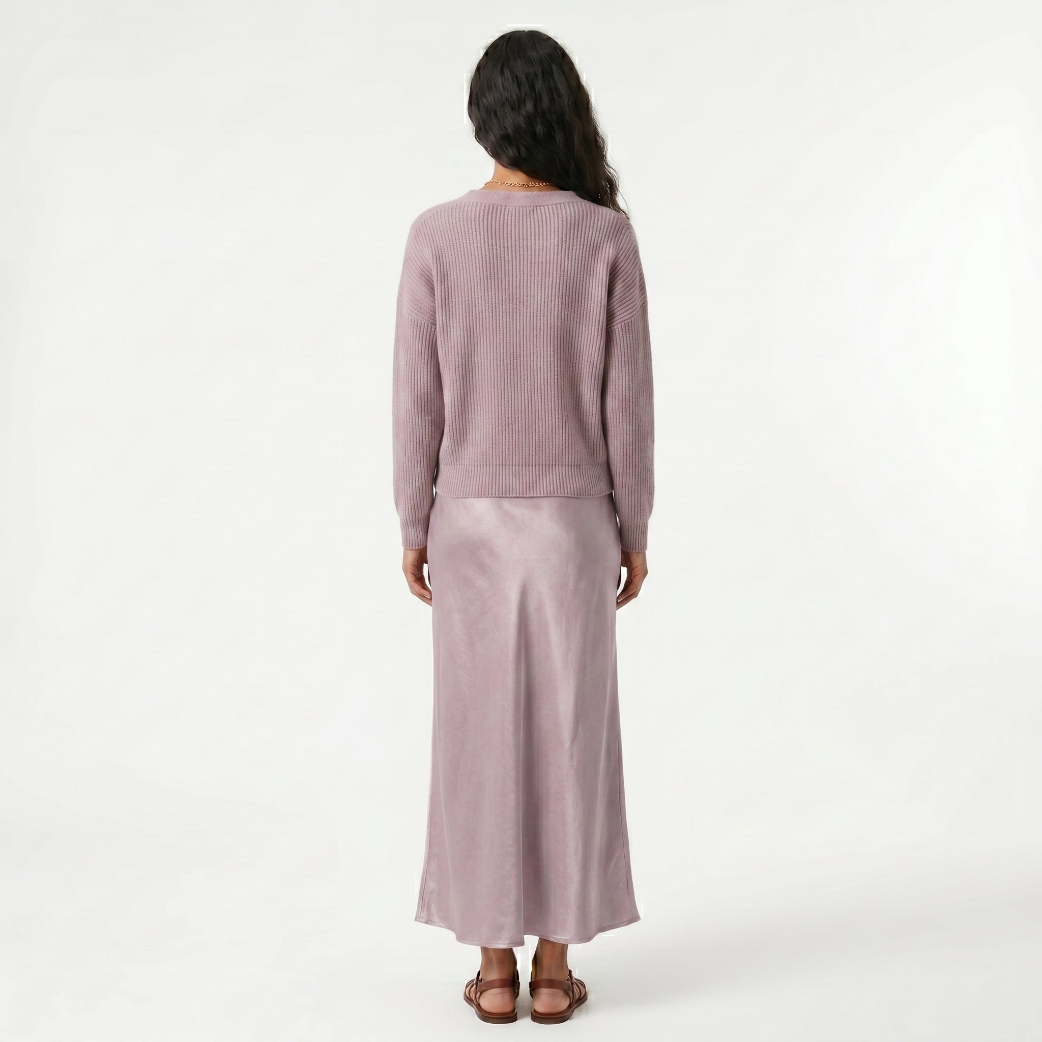 Matilde - Conjunto Vestido y Camiseta de Punto